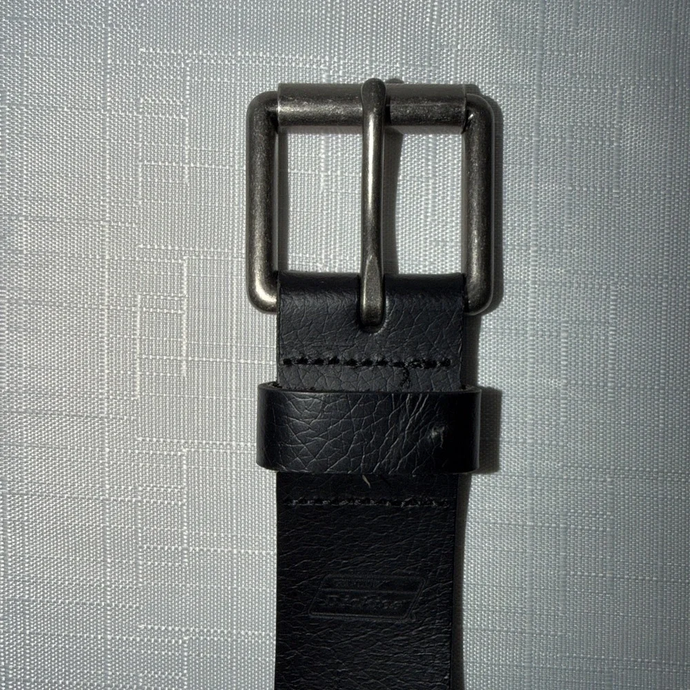 Dickies Dark Brown Leather Men's Belt 54 Inches NEW Workwear